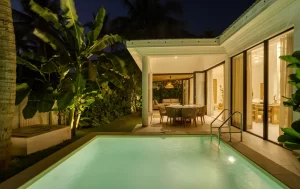 Evening Villa View at Seré