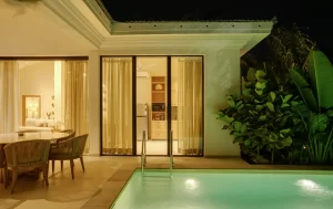 Evening Villa View at Seré