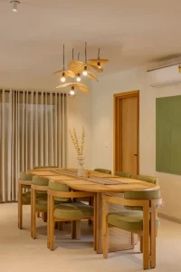 Dining area in 4 bedroom villa Seré Resort Goa - Private Pool Villa Resort in Vagator, North Goa