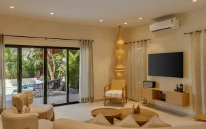 4 Bedroom Villa Lobby Seré Resort Goa - Private Pool Villa Resort in Vagator, North Goa