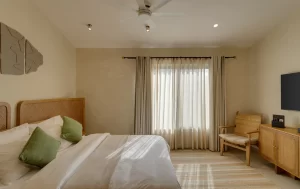 Bedroom Seré Resort Goa - Private Pool Villa Resort in Vagator, North Goa