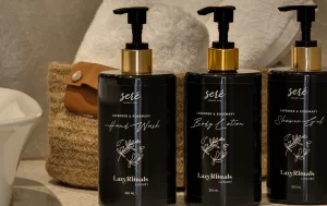 Lazy Rituals Toiletries Seré Resort Goa - Private Pool Villa Resort in Vagator, North Goa