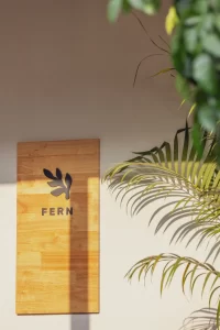 Wooden Villa Signage